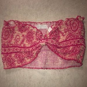 Pink Print Bandeau